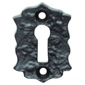 LF5531 - Carlisle Brass Ludlow Foundries Floral Escutcheon Black Antique