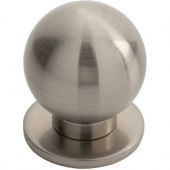 FTD425ASN - Carlisle Brass Fingertip Design Stainless Steel Ball Knob 25mm Satin Nickel