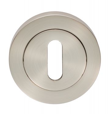Click Here To Enlarge This Photo Of GK4003SN - Carlisle Brass Standard Key Escutcheon 52mm x 8mm Satin Nickel