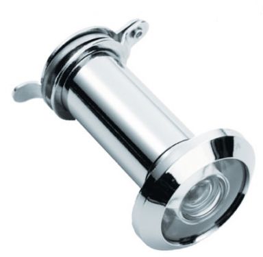 Click Here To Enlarge This Photo Of AA76CP - Carlisle Brass Door Viewer 180 Degrees Polished Chrome