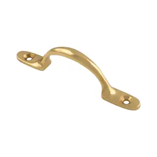 AA96 - Carlisle Brass Sash Handle 102mm Polished Brass