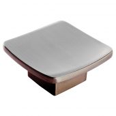 FTD4020ASN - Carlisle Brass Fingertip Design Novus Knob 44 x 44mm Satin Nickel