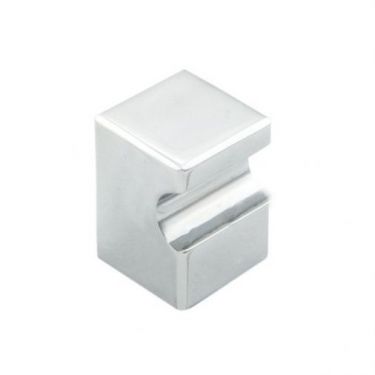 Click Here To Enlarge This Photo Of FTD2525ACP - Carlisle Brass Fingertip Design Square Knob 18 x 18mm Polished Chrome