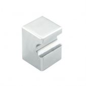FTD2525ACP - Carlisle Brass Fingertip Design Square Knob 18 x 18mm Polished Chrome