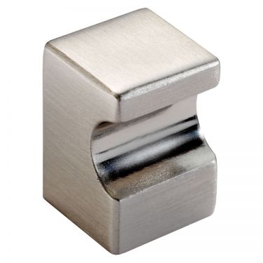 Click Here To Enlarge This Photo Of FTD2525ASN - Carlisle Brass Fingertip Design Square Knob 18 x 18mm Satin Nickel