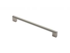 FTD4750ESNSS - Carlisle Brass Fingertip Design 14mm Bar Handle (256mm c/c) 296mm Satin Nickel/Satin Stainless Steel