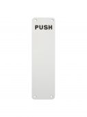 FPP43002SAA - Carlisle Brass Eurospec Finger Plate 300 x 75mm (Push) Satin Anodised Aluminium