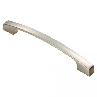 Click Here To Enlarge This Photo Of FTD3165CSN - Carlisle Brass Fingertip Design Bridge Handle (160mm c/c) 207mm Satin Nickel