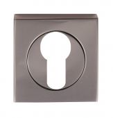 SZM001SQBN - Carlisle Brass Serozzetta Square Euro Profile Escutcheon (Concealed Fix) Black Nickel