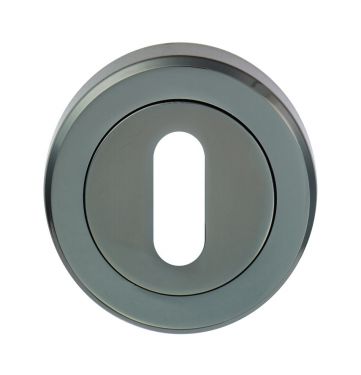Click Here To Enlarge This Photo Of SZM003BN - Carlisle Brass Serozzetta Standard Key Escutcheon (Concealed Fix) Black Nickel