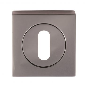 Click Here To Enlarge This Photo Of SZM003SQBN - Carlisle Brass Serozzetta Square Standard Key Escutcheon (Concealed Fix) Black Nickel