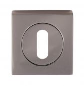 SZM003SQBN - Carlisle Brass Serozzetta Square Standard Key Escutcheon (Concealed Fix) Black Nickel