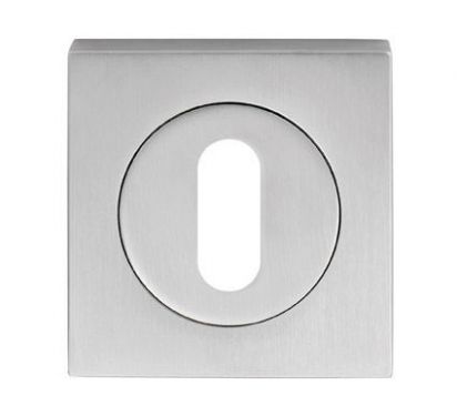 Click Here To Enlarge This Photo Of SZM003SQCP - Carlisle Brass Serozzetta Square Standard Key Escutcheon (Concealed Fix) Polished Chrome