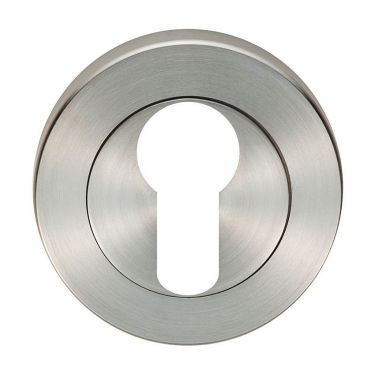 Click Here To Enlarge This Photo Of SWL102SSS - Carlisle Brass Eurospec Euro Profile Escutcheon Satin Stainless Steel