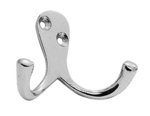Click Here To Enlarge This Photo Of AA27CP - Carlisle Brass Victorian - Double Robe Hook Polished Chrome