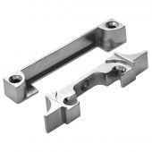TL9ANP - Carlisle Brass Eurospec Rebate Set To Suit Bolt Through Tubular Latches Nickel Plated