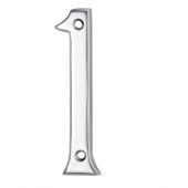 N1CP - Carlisle Brass Numeral Face Fix (No.1) 76mm Polished Chrome