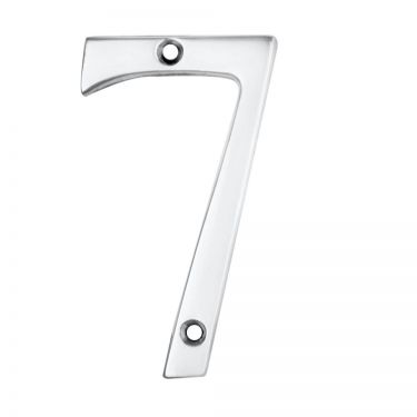 Click Here To Enlarge This Photo Of N7CP - Carlisle Brass Numeral Face Fix (No.7) 76mm Polished Chrome