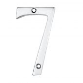 N7CP - Carlisle Brass Numeral Face Fix (No.7) 76mm Polished Chrome