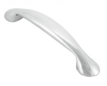 FTD343CP - Carlisle Brass Fingertip Design Platypus Bow Handle (128mm c/c) 166mm Polished Chrome