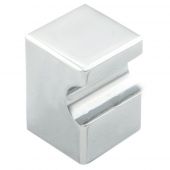 FTD2525BCP - Carlisle Brass Fingertip Design Square Knob 22 x 22mm Polished Chrome