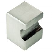 FTD2525BSN - Carlisle Brass Fingertip Design Square Knob 22 x 22mm Satin Nickel