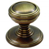 DK47BFB - Carlisle Brass Delamain Plain Knob 25mm Florentine Bronze