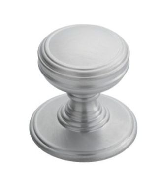 Click Here To Enlarge This Photo Of DK47CSC - Carlisle Brass Delamain Plain Knob 30mm Satin Chrome