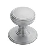 DK47CSC - Carlisle Brass Delamain Plain Knob 30mm Satin Chrome