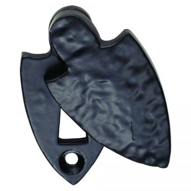 Click Here To Enlarge This Photo Of LF5533 - Carlisle Brass Ludlow Foundries Covered Escutcheon (Shield) Black Antique