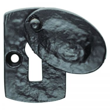 Click Here To Enlarge This Photo Of LF5538 - Carlisle Brass Ludlow Foundries Plaque Covered Escutcheon Black Antique