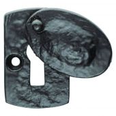 LF5538 - Carlisle Brass Ludlow Foundries Plaque Covered Escutcheon Black Antique