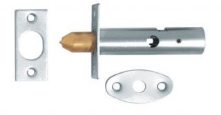 DSB8225SC - Carlisle Brass Eurospec Door Security Bolt 65mm (35mm c/c) Satin Chrome