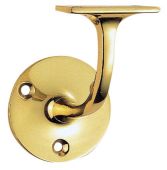 AA85 - Carlisle Brass Handrail Bracket (Lightweight) 64mm Polished Brass