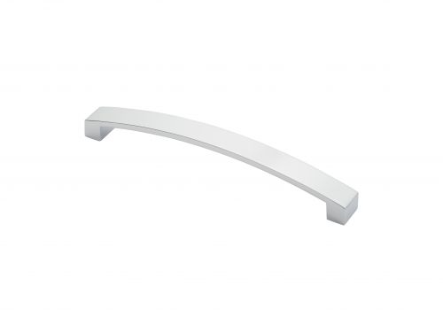 Click Here To Enlarge This Photo Of FTD3160BCP - Carlisle Brass Fingertip Design Curva Bow Handle (224mm c/c) 236mm Polished Chrome