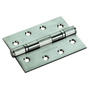 Click Here To Enlarge This Photo Of HIN14322/11SSS - Carlisle Brass Eurospec 102mm x 76mm x 2.2mm Ball Bearing Hinges Grade 11 (80kg) Satin Stainless Steel