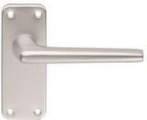 SAA22 - Carlisle Brass Eurospec Lever on Backplate Latch Satin Anodised Aluminium