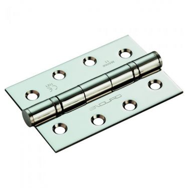 Click Here To Enlarge This Photo Of HIN14252/11BSS - Carlisle Brass Eurospec 102mm x 67mm x 2.2mm Ball Bearing Hinges Grade 11 (80kg) Polished Stainless Steel