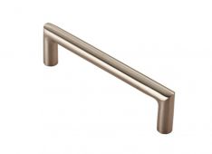 CPM1096SSS - Carlisle Brass Eurospec Stainless Steel Solid Cabinet Mitred Pull Handle 10mm Dia. (96mm c/c) G304 Satin Stainless Steel