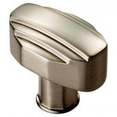 ADR501BSN - Carlisle Brass Fingertip Design Art Deco Knob 30mm Satin Nickel