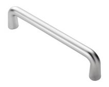 PAD4150SAA - Carlisle Brass Eurospec 19mm Dia D Pull Handle - 150mm c/c Satin Anodised Aluminium