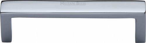 Click Here To Enlarge This Photo Of C4520 101-PC Heritage Brass Cabinet Pull Wide Metro Design 101mm ctc Polished Chrome Finish