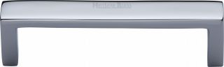 C4520 101-PC Heritage Brass Cabinet Pull Wide Metro Design 101mm ctc Polished Chrome Finish