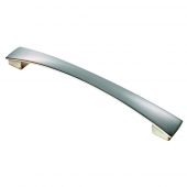 FTD3170BSN - Carlisle Brass Fingertip Design Valetta Bow Handle (192mm c/c) 219mm Satin Nickel