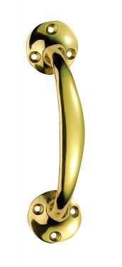 Click Here To Enlarge This Photo Of AA36 - Carlisle Brass Victorian - Bow Handle 152mm Polished Brass