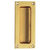 AQ90 - Carlisle Brass Flush Pull 102 x 45mm Polished Brass