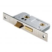 BAE5025NP - Carlisle Brass Eurospec Bathroom Lock (Economy) 2.5" Nickel Plated