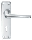 SAA21 - Carlisle Brass Eurospec Lever on Backplate Lock Satin Anodised Aluminium