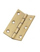 HDSW20 - Carlisle Brass Hinge Double Steel Washered Butt Hinge 76 x 50 x 2mm Satin Brass