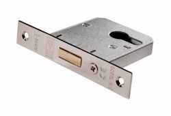 EDE5030NP - Carlisle Brass Eurospec Economy Euro Cylinder Deadlock 76mm Nickel Plated